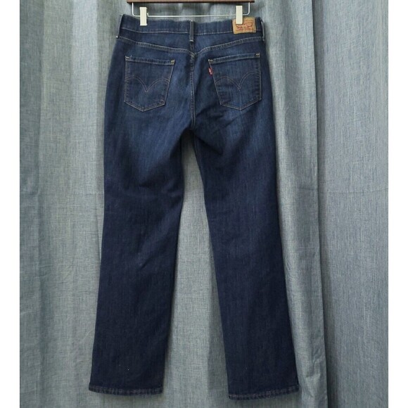 LEVI'S 505 Straight Red Tag Medium Wash Women’s Size 10 - Picture 3 of 9